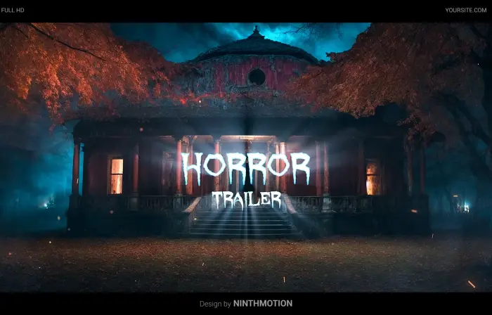 Spooky Haunted House Trailer